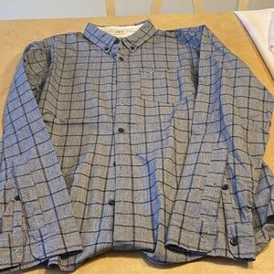 Hollister Gray Checkered Men's Shirt